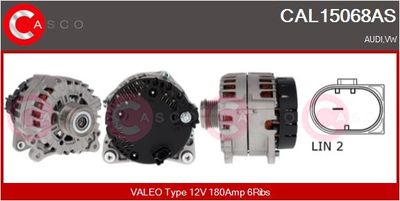 GENERATOR / ALTERNATOR CASCO CAL15068AS