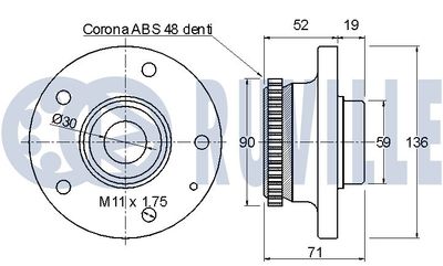SET RULMENT ROATA RUVILLE 220570 1