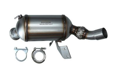 Suodžių / kietųjų dalelių filtras, išmetimo sistema