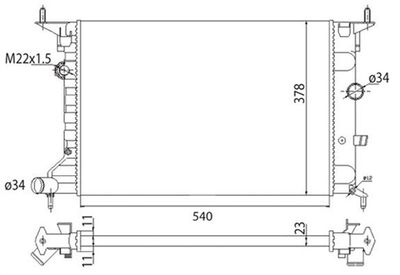 RADIATOR RACIRE MOTOR