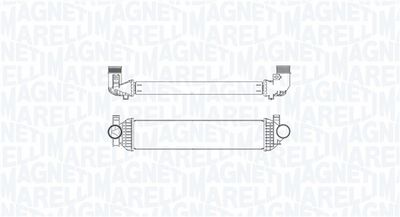 интеркулер (охладител за въздуха на турбината) MAGNETI MARELLI 351319206340