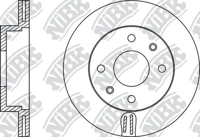NiBK RN1221 Тормозные диски для HYUNDAI (Хендай Аккент)