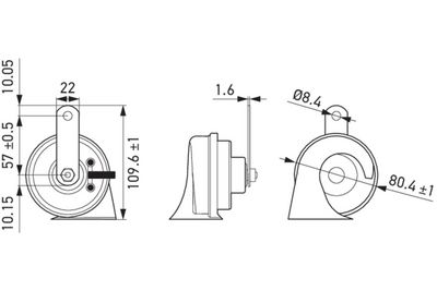 Signal Horn 3FH 012 010-041