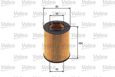 Масляный фильтр VALEO 586527 для BMW X3