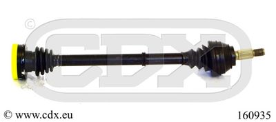 CDX 160935 Полуось в сборе  для AUDI 80 B3 седан (893, 894, 8A2) 1.8