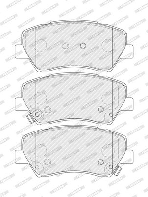 SET PLACUTE FRANA FRANA DISC FERODO FDB5532 2