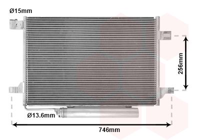 VAN WEZEL Condensor, airconditioning (30005572)