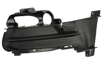 Voorbumper afdekking Voor Links (plastic, zwart) past: FORD MUSTANG 01.15-07.18