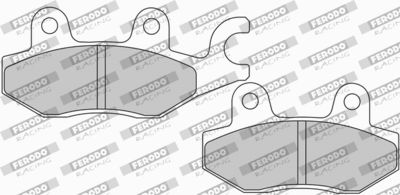 Комплект тормозных колодок, дисковый тормоз FERODO RACING FDB2087EF для KYMCO AGILITY