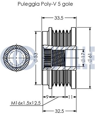 GENERATORFREILAUF RUVILLE 541029 1