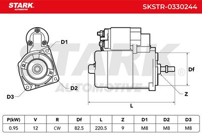 стартер STARK SKSTR-0330244