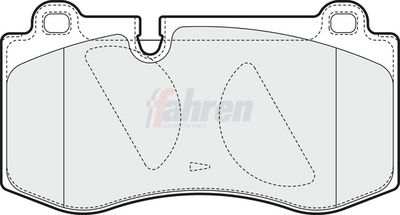 Fahren Brake Pad Set, disc brake FBP4267