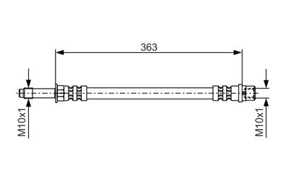 Brake Hose 1 987 476 295