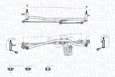 LEGATURI STERGATOR PARBRIZ MAGNETI MARELLI 085570724010