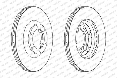 DISC FRANA FERODO DDF1633