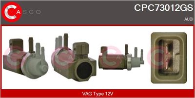 Měnič tlaku, výfukový systém CASCO CPC73012GS