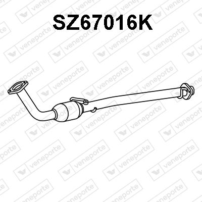 Катализатор VENEPORTE SZ67016K для SUZUKI JIMNY