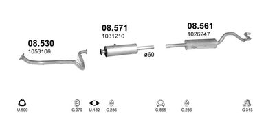 SISTEM DE ESAPAMENT POLMO POLMO01645