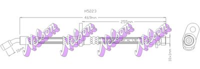 Тормозной шланг KAWE H5223 для HONDA PRELUDE