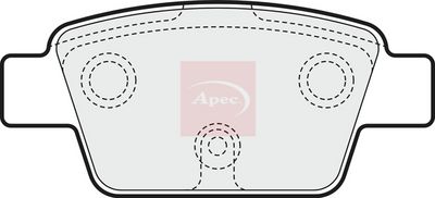 APEC Brake Pad Set, disc brake PAD1551