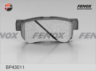 Комплект тормозных колодок, дисковый тормоз FENOX BP43011 для HYUNDAI HIGHWAY