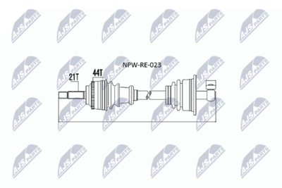 Wał napędowy NTY NPW-RE-023