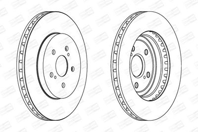 BREMSSCHEIBE CHAMPION 562824CH 1
