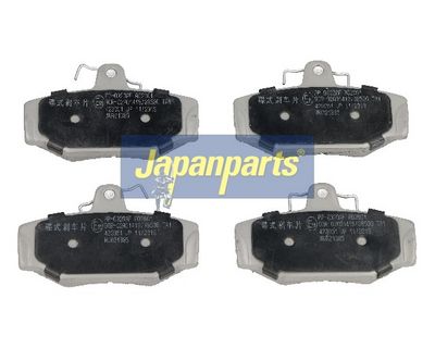 JAPANPARTS Stabdžių trinkelių rinkinys, diskinis stabdys