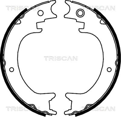 TRISCAN Bremsbackensatz, Feststellbremse