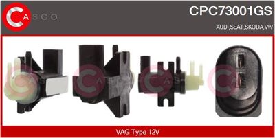 Měnič tlaku, výfukový systém CASCO CPC73001GS