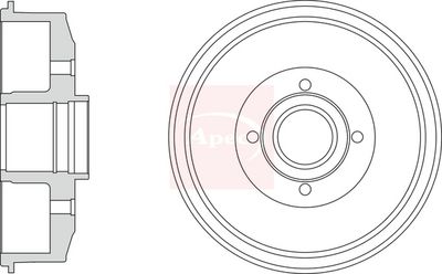 APEC Brake Drum DRM9209