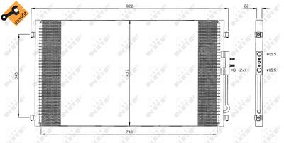 Kondensor, klimatanläggning NRF 35383