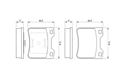 SET PLACUTE FRANA FRANA DISC BOSCH 0986424411 6