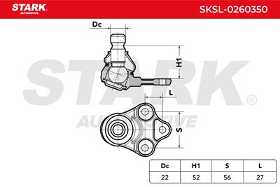 Шарнири STARK SKSL-0260350