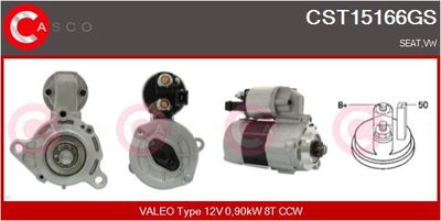CASCO CST15166GS Стартер  для VW LUPO (Фольксваген_ Лупо)
