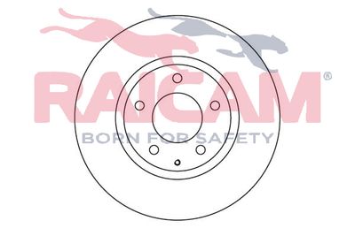 RAICAM RD00406 Тормозные диски  для MAZDA MPV (Мазда Мпв)