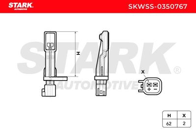 датчик, обороти на колелото STARK SKWSS-0350767