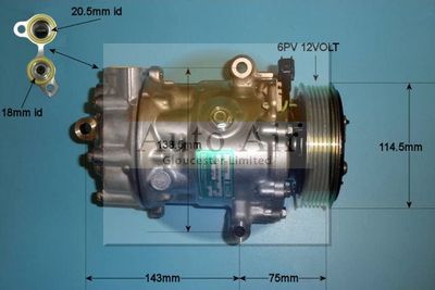 Compressor, air conditioning Auto Air Gloucester 14-0057