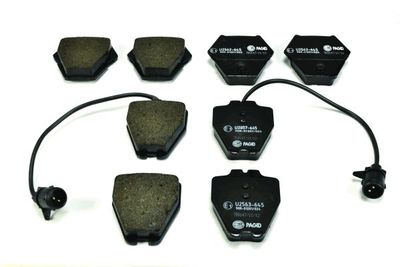 Комплект тормозных колодок, дисковый тормоз HELLA 8DB 355 008-791 для AUDI A8