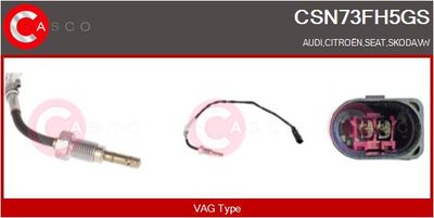 SENZOR TEMPERATURA GAZE EVACUARE