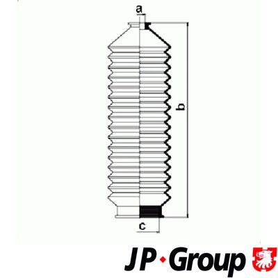 JP-GROUP 4044700110 Пильник рульової рейки 