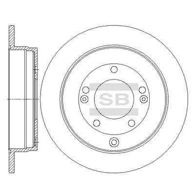 спирачен диск Hi-Q SD1089