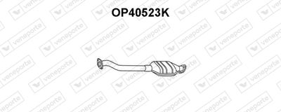 VENEPORTE OP40523K Катализатор  для OPEL ASTRA F (T92) 1.8 i 16V (F19, M19)