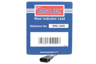 предупредителен контактен сензор, износване на накладките BORG & BECK BWL3289
