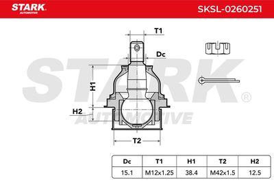 Шарнири STARK SKSL-0260251