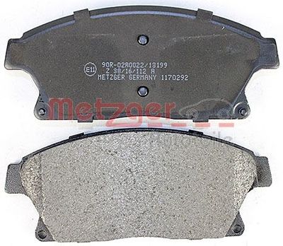 BREMSBELAGSATZ SCHEIBENBREMSE METZGER AUTOTEILE 1170292 3