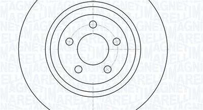 спирачен диск MAGNETI MARELLI 361302040933