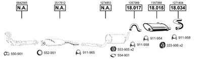 Изпускателна система ASMET VO185110