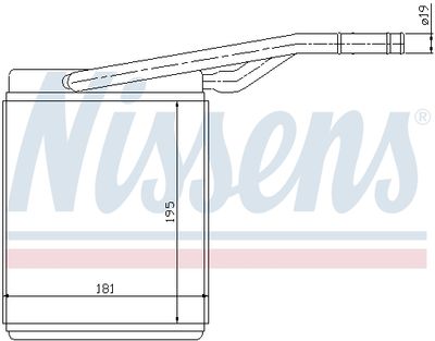 SCHIMBATOR CALDURA INCALZIRE HABITACLU NISSENS 71747 4