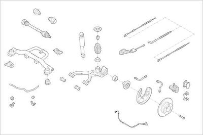 RADAUFHäNGUNG DELPHI OEFORD000005419R